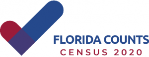 Florida counts 2020 logo