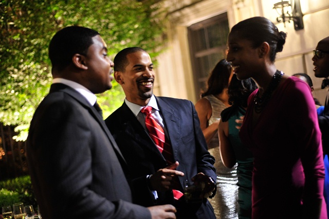 Urban League members talking at a member appreciation event