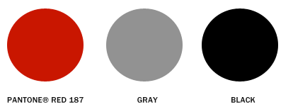Color Guidelines for red, grey and black